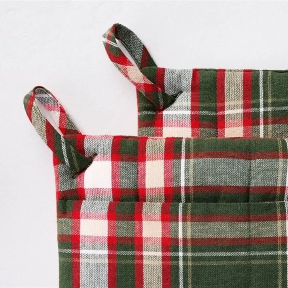 Hearth & Hand with Magnolia Christmas Plaid Potholder Set